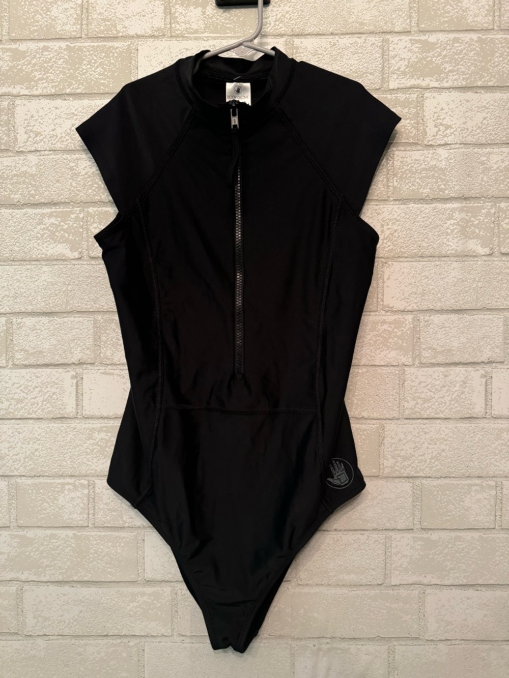Body Glove Black Zip Front One-Piece Swimsuit